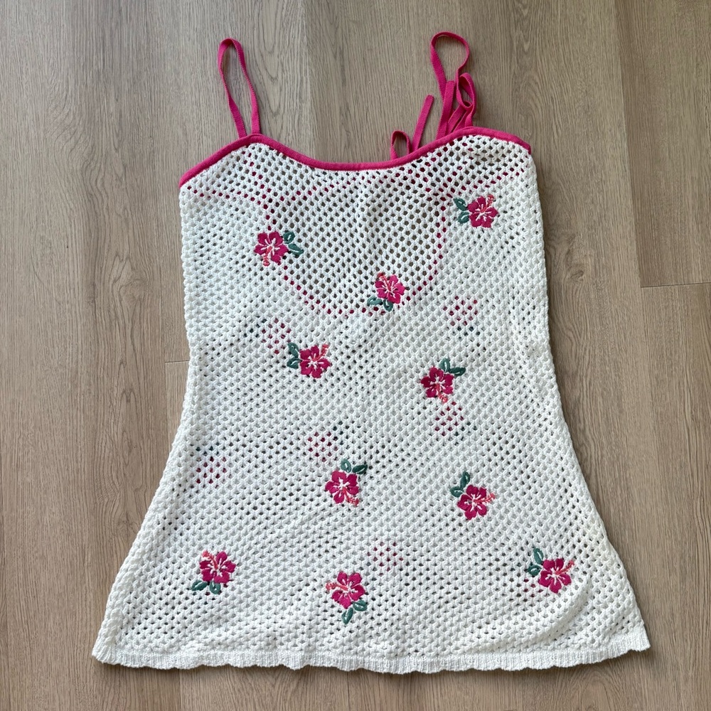 Hollister Crochet Swim Coverup